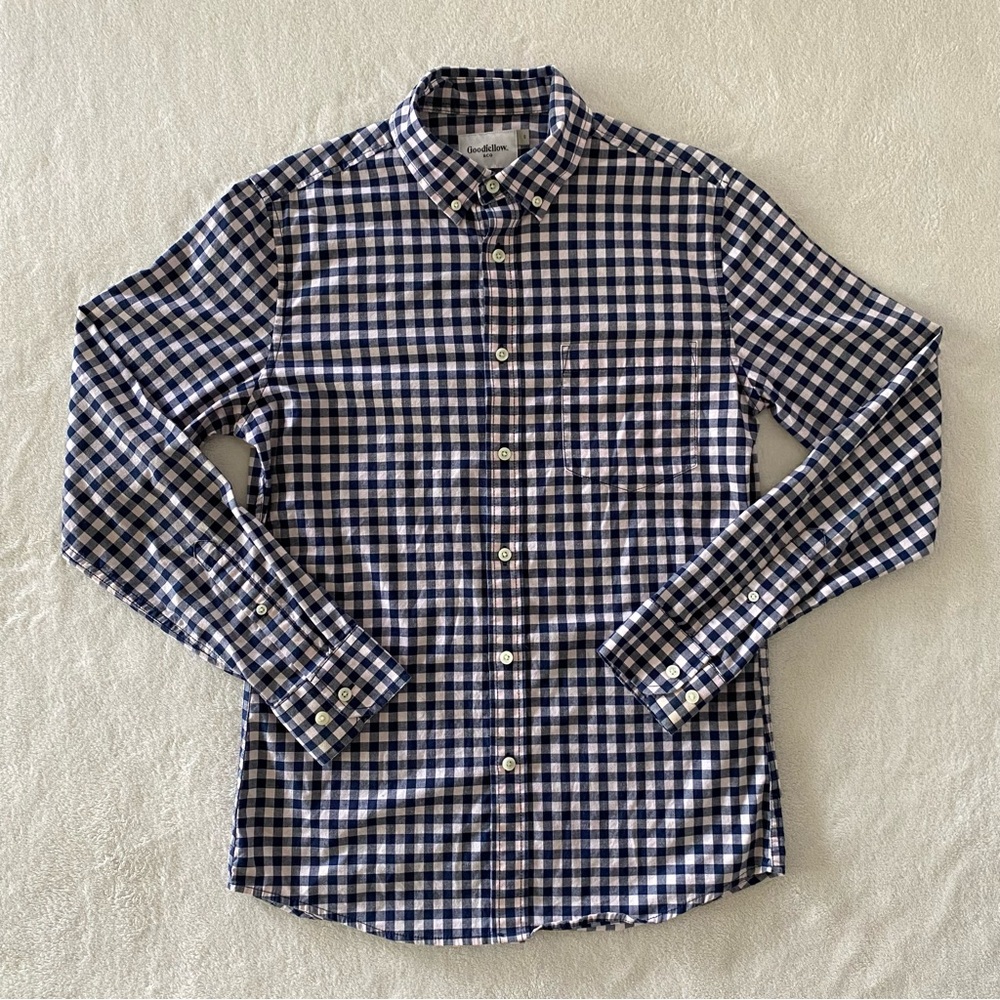 Goodfellow & Co Northrop Casual Long Sleeve Button Down Shirt